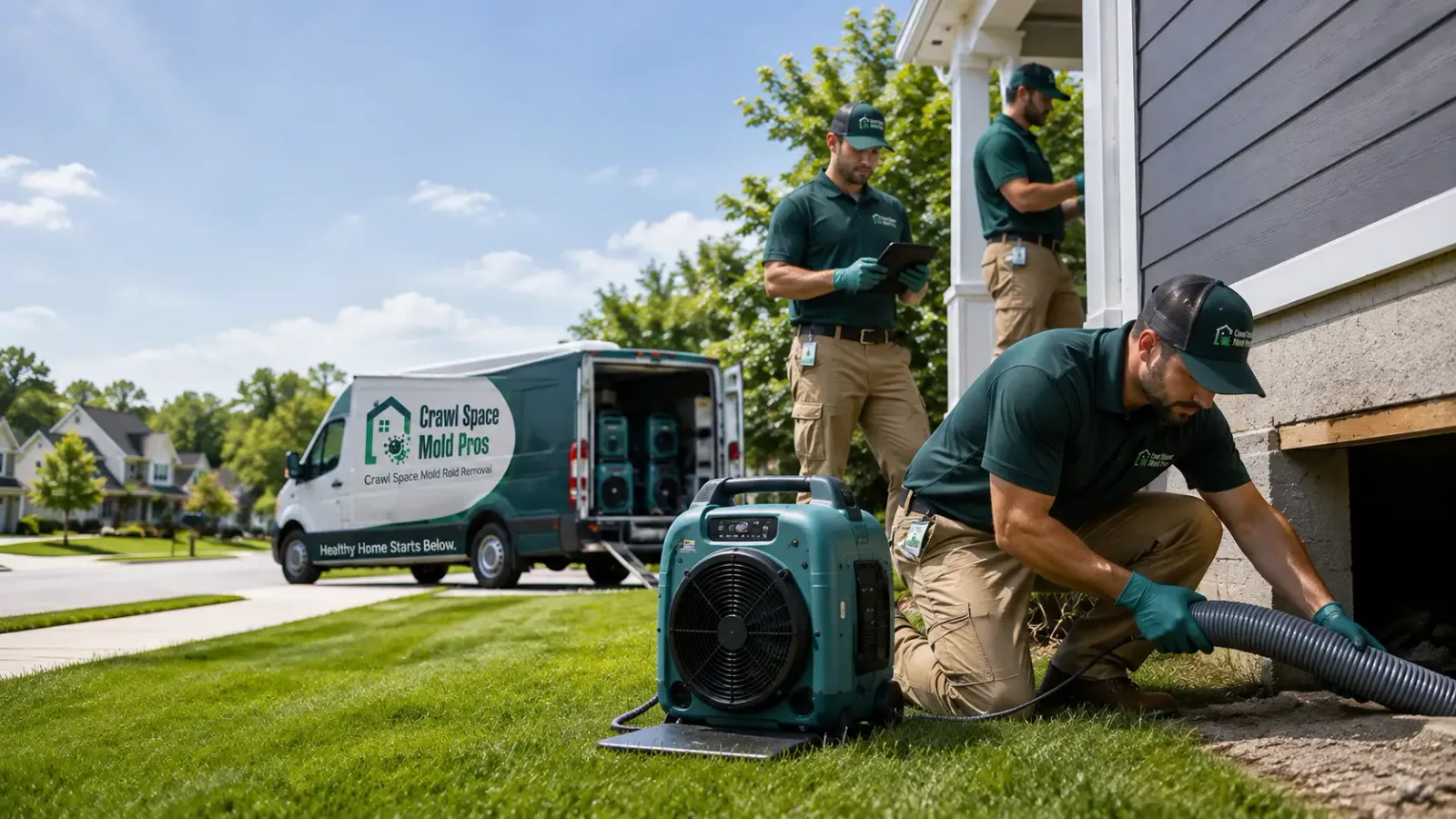 Crawl Space Mold Removal in Barnum, IA
